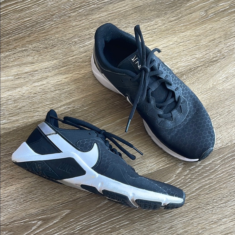 Nike Dual-Tone Black and White Athletic Shoes